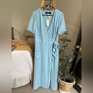 FRANCESCA’S BLUE RAIN DRESS